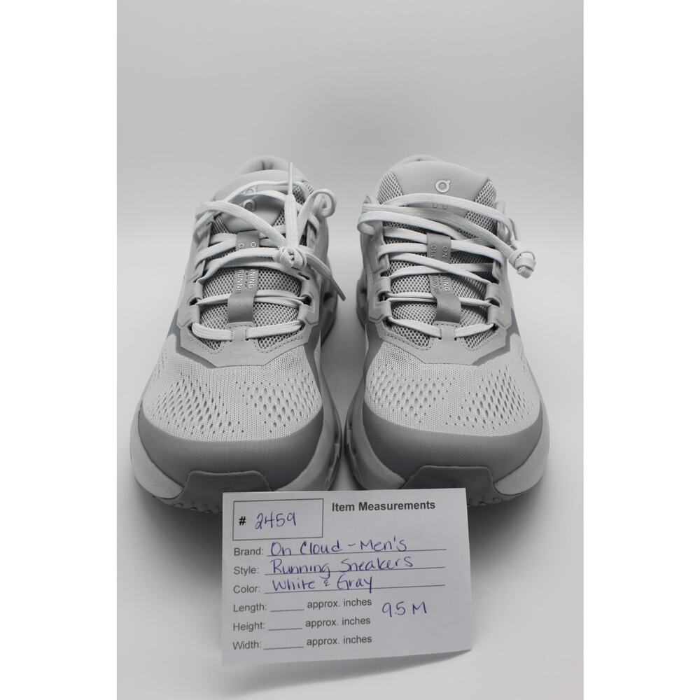 NWT Men's On Cloud Glacier / Alloy Grey Cloudrunner 3 Running Sneakers Size 9.5M - Picture 14 of 14